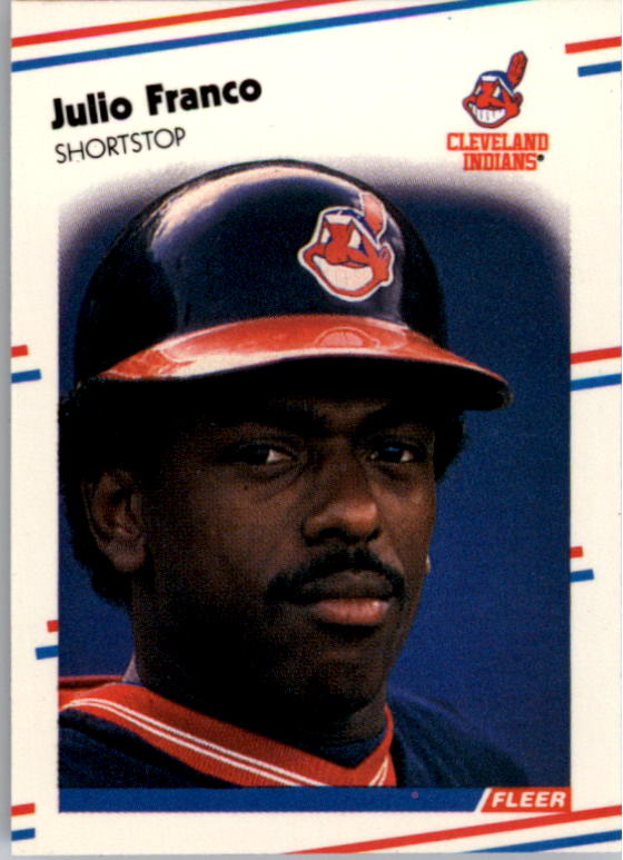 1988 Fleer Mini Baseball Cards 019      Julio Franco